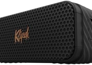 Klipsch Nashville Portable Bluetooth Speaker with a 2.25" full range drivers for 360 degree audio, IP67 dust and waterproof rating, 24 hours of playtime for a premium live concert experience